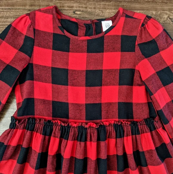 Gap buffalo 2024 plaid dress